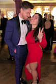 I wore this to a black-tie wedding and it was perfect.  The only issue was the sleeves were so long, I had to get them tailored. I want it in every color. - Alexis O.