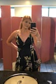I received so many compliments on this dress! It is very long, though! I wore heels and I still had to lift it to walk. Other than that, it was a beautiful dress and very flattering! - Katlin L.