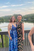 I LOVED this dress! I felt beautiful, and it had just the right amount of give to it that made it perfect for dancing (and eating). I will absolutely be wearing it again! It definitely cuts in on the sides though so if you have a larger chest, I'd suggest taping! - Amanda G.