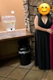 The dress was not only beautiful but also very comfortable. I am 5'3" and weigh about 190lbs. The dress was very long on me so I had to get it shortened. - Kim V.