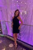 This dress is awesome! It fits perfectly and is extremely flattering. It is also very comfortable.  I ordered it for a Vegas trip and was very happy with my purchase. I highly recommend. - Ronalee M.