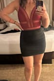 Loved this! However, the bottom part where it snaps was a little tight so it got a bit uncomfortable. Otherwise fit great, and was very flattering! - Haley L.