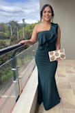 I feel lucky I was able to find this affordable option to wear as a wedding guest. I felt elegant, sexy, and very comfortable. The color and design of the dress were flattering. I did have to cut the length for my stature, but definitely recommend! - Melissa P.