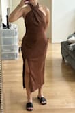 Super flattering fit with a low back line. The color is gorgeous and complimentary to most skin tones. - J M.