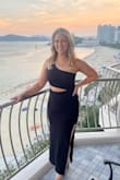 I bought this dress for our wedding anniversary. I absolutely loved it! The fabric is great and a little stretchy. It's probably the most comfortable dress I've owned. 5/5 stars! - Madi P.