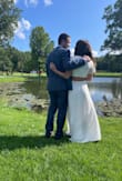 Wore this to my bridal shower. Many compliments! Honestly could be a wedding dress as well. Thick material, couldn't see undergarments. Im normally a small bit sized down to XS. - Rebekah Z.