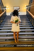 This dress was great for a low-key wedding! Modest but still not too covered up. I paired it with a white belt from Amazon and voila! - Ileana F.