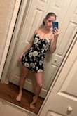 I absolutely love this romper! It fits perfectly. I bought it for my cruise in a couple of months but I can wear it for so many other occasions. - Kelsey W.