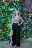 I am obsessed with these pants. I want to get more colors! They are slightly too long when I wear my 2-inch summer heels and definitely too long when I don't wear the heels but I don't even care because they are so cute. - Jessica G.