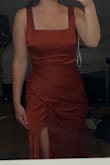 I'm going to a Black Tie wedding in September. This dress is amazing!! It hugs me in all the right places. My only concern is the slit. It comes up pretty high but you can always wear something underneath to cover up. - Karly H.