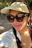 Feels comfortable and looks stylish too! Does the job of keeping the sun rays on my face. Good quality- doesn't look or feel cheap. - Editha M.