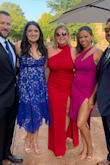 I wore this to a winery wedding. I wanted something that made me feel comfortable but also on the trendier side. It made me feel and look very chic. The dress fit on the looser side but it helped hide my unwanted areas like my stomach. Great dress. - Elizabeth W.