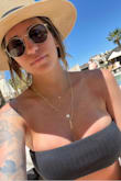 Loveeee this necklace! I wore this with my swimsuits in Cabo and it was the perfect accessory. I am a minimalist when it comes to jewelry, so I do not like anything gaudy or in your face and this was the perfect, subtle piece. I added a single diamond necklace to it as well. - Lisa C.