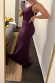 I bought this for an upcoming fall wedding and I can't wait to wear it! It fits like a glove, although a little long even in heels. It's super flattering and simple, elegant, and comfortable. - Rashielle T.