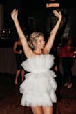 Super fun and so glad I kept it for my wedding. Was worried I looked too poofy but it was perfect! Used a little ribbon to help cinch the waist, so many compliments! - Kristina C.
