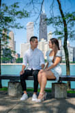 I got these to have a little pop in my engagement photos, and they were so cute! They fit true to size, and the heels are the perfect height to where they're still comfortable to walk around in. - Jacqueline F.