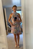 Hosted a bridal shower and wanted to wear something that complemented the bride. This dress was perfect for the occasion. I was worried the dress would be too short, but the length was just right. Gave it 4 stars because I wasn't thrilled at how wide it was. - Victoria L.