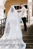 I have a very modest and classy taste and when I saw this dress on the website I loved it, but what really sold me on the dress was reading the reviews and seeing the many pictures of every bride that's worn it! I eloped on August 28th in this beautiful dress and I felt gorgeous. I'm a curvy girl so I was nervous about wedding dress shopping knowing I'm plus-sized and curvy. This dress exceeded my expectations! Great quality and it was comfortable. I'm a size 14 so I decided on purchasing the 1x and it fits great! - Nicole B.