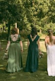 This was really flattering on me. I'm all legs and a little torso and I think the silhouette worked well for that. Wore it as a bridesmaid dress at a friend's wedding and got a lot of compliments. I did have to use fabric tape to make sure it stayed where it was supposed to be. - Sam B.