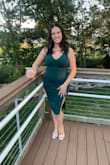 Wore this to a wedding last weekend and received so many compliments. It was supportive but breathable and the fabric was comfortable as well. I wore shapewear underneath and a regular bra with no issues. - Julianne F.