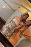 It fits perfect! Wore it for my 21st birthday and shipped it within 2 days!! It's a gorgeous dress. I can't wait to wear it again! - Riley S.