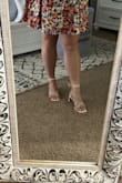 They're not too high, have enough support, and the straps are easy to tie and actually stay tied. Super cute! - Baylee K.