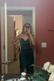 The dress is gorgeous and fits nicely but it is a headache to iron because of the material. The fit was between true to size and a little loose. - Francesca S.