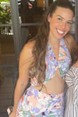 Super cute! Two separate pieces so it can be worn with different bottoms. I loved it as a set though. - Charlee E.