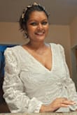 Bought this for our 20th Anniversary! I felt like a bride in this beautiful piece. My hubby couldn't take his eyes off me all evening. The size large was a bit loose (the sleeves are huge). I exchanged it for a medium which was perfect! - Suraj R.