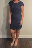 I bought this dress for a semi-formal wedding I was attending. I didn't want sparkles but wanted something a little more elegant and subtle. The dress was a hit! I was not overdressed and I was not underdressed. It was the perfect choice! I am very small in the chest so if you are bigger than a B cup, I'd opt for a Medium to fit up top. I wore the Leaf bra with this and had no issues. The one downfall is that this dress has no give at all so if you are going to be active or dancing I'd maybe go up a size but for me, it was the perfect dress. - Tabithia B.