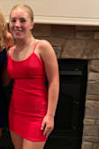 This dress was perfect for homecoming! Not too short and was very comfortable. Straps were also adjustable. Overall, one of my favorite dresses I've purchased! - Natalie D.