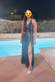 Loved the quality and color of the dress.. exactly like the model pictures. Very glamorous and elegant. - Rosh J.