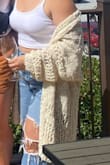 Super cute. Definitely could've gone with a medium but the large still gives that cute slouchy/chunky cardigan vibe - Kelsey D.