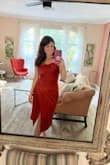 I tried several dresses before deciding on this one. The material is so smooth, and the dress is very flattering. - Kallyn O.