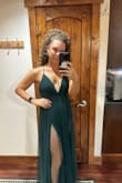 This dress was perfect for a Colorado Mountain Wedding. I did have to trim the tulle about 2 inches since I didn't wear a large heel but I was still obsessed with it - Jess L.