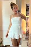 I LOVE IT! I was between a medium and a large and I bought the large, I personally would have got the medium instead after trying it on, but it's so cute! It's also a really nice length :)
I'm so excited to wear it! - Sarah C.