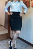 I love these suede skirts. I have them in both colors. They are so flattering, a great material, and I get so many compliments on them. - Katy T.