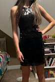 I thought this was a beautiful dress. It was definitely long enough and fit amazingly! It just wasn't the dress for me but definitely recommend it for any tall girl that needs a longer dress. - Addie R.