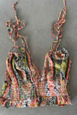 The material is very thin and itchy with cheap stitching and it is made super small. - Aracelly B.