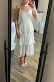 Loved this dress. Would be slightly tight if I was any bigger in the chest, but besides that, the layers and lace are gorgeous! - Alexandra D.