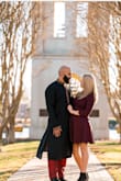 This dress fit so well and was perfect for our engagement pictures. - Misty B.