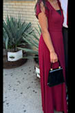Loved the color and how it fit! The dress was a tad long since I am on the shorter side (even with heels), but after washing and air-drying it, the length was perfect. Highly recommended! - Daicy E.