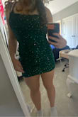 I was so sad when I saw they didn't have black in my size so I got the green. When I say I love this dress - I mean it! It is so comfortable and it's super stretchy. Definitely my new fave! - Maya M.