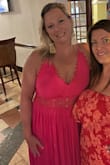 This dress is amazing! You can dress it up and make it more casual. I wore it to Jamaica and it was perfect. No bra is required and wear it with some wedges. I feel amazing in it and have it in multiple colors. Love it! - Annette W.
