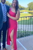 I love this dress! I received a million compliments and was so comfortable. Love the slit that's permanently open but not too high. I'm a size 10/12 and wear some larger in Lulus but mostly an XL and felt this was true to size and a comfortable fit. I'm 5'4" and I wore 4-inch heels. This was slightly above the ground so this may not be good for tall gals. - Laura J.