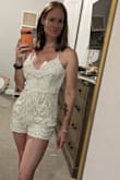This cute little sequined romper fit perfectly and looked adorable. I received so many compliments from random people who wanted to know where I bought it. Definitely a winner! - Amanda N.