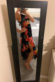 Cute cut on this dress and love the pattern. The top could be more fitted on the sides, and the skirt less full though. - Rebecca T.