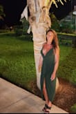 I love this dress! It's comfortable, especially on vacation in a hot location. I wish it wasn't so low-cut. I would like to buy this in more colors. - Summer E.