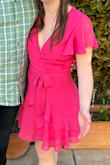 I love the color and length of this dress. I've worn it out to dinner and for Easter brunch. This runs a little longer than the normal "mini dress" cut for Lulus, so I find it a more appropriate length. - Mary K.
