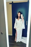 The fit was snug, but it flattered me! Heavy nice material. Beautiful on, even more so, than the pictures. Perfect dress for the perfect price! - Britney C.